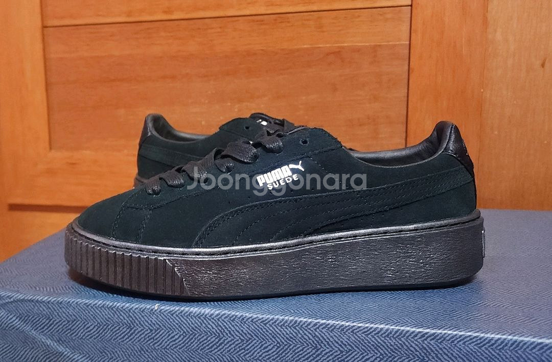 푸마 가죽 250 새상품 운동화 로퍼 스니커즈--2