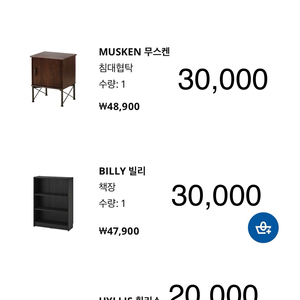 이케아 가구 정리(무빙세일)