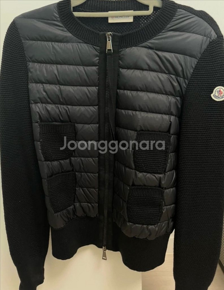 몽클레어 여성 니트 패딩 집업 새상품--0