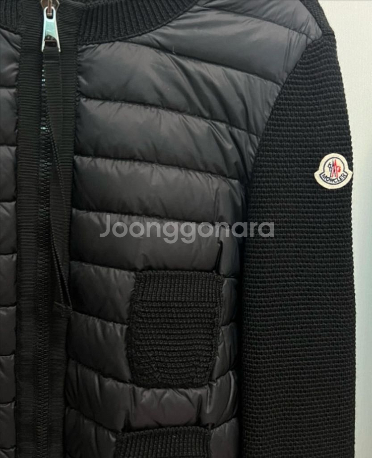 몽클레어 여성 니트 패딩 집업 새상품--1