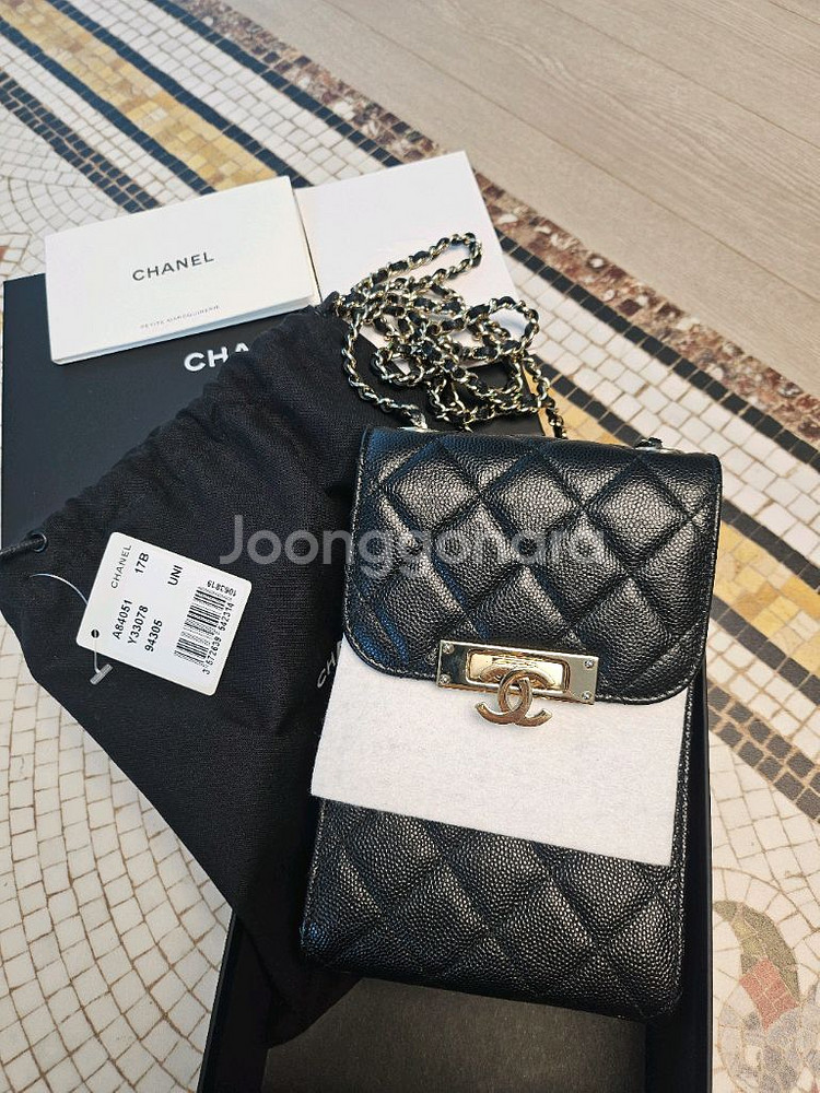 샤넬 폰홀더 미니 체인백(정품)--0