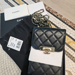 샤넬 폰홀더 미니 체인백(정품)