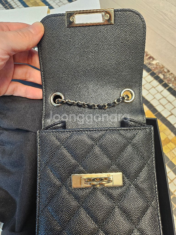 샤넬 폰홀더 미니 체인백(정품)--6