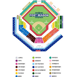 삼성 vs 한화 플옵 4차전 외야패밀리 3연석