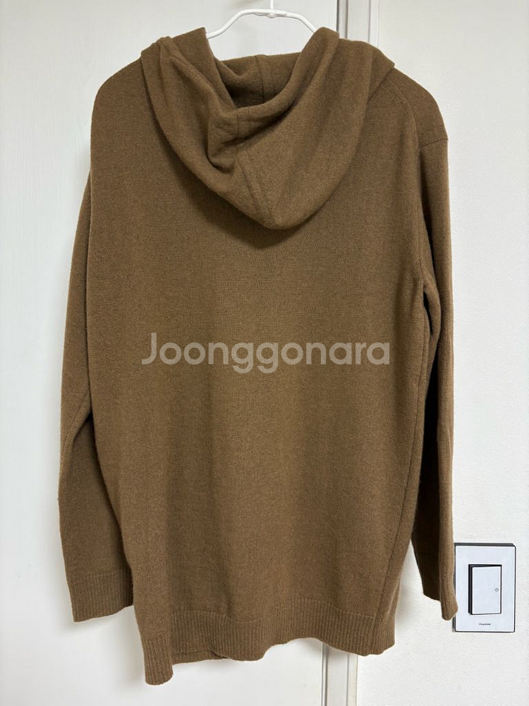 DKNY 울 캐시 후드니트--4