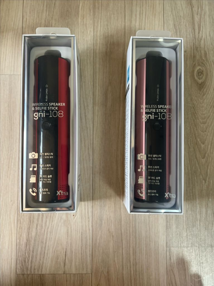 새상품) gni-108 무선 블루투스 스피커& 셀카봉--0