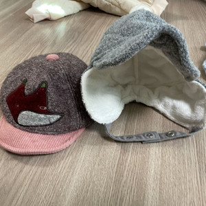 아기 겨울모자 2개 / 일괄