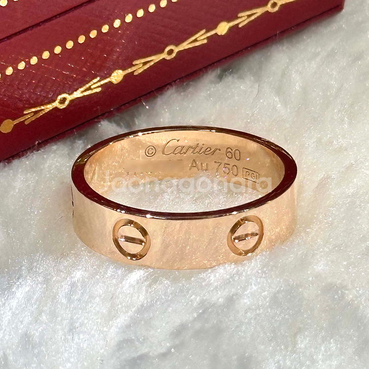 #60호 까르띠에 PG 러브링 클래식-H092901--0