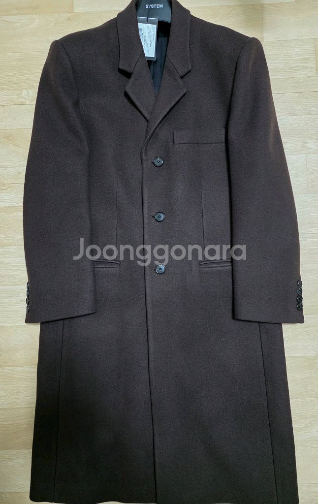 시스템옴므 22FW 캐시미어 블렌드 파리컬렉션 싱글코트--1