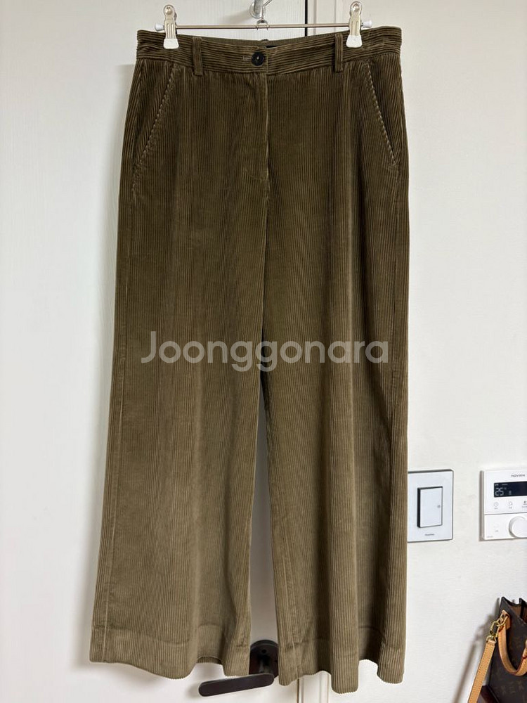 위캔드막스마라 코듀로이 와이드 팬츠--0