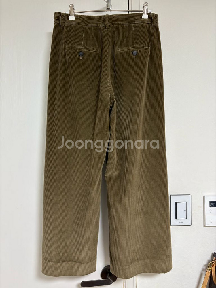 위캔드막스마라 코듀로이 와이드 팬츠--2