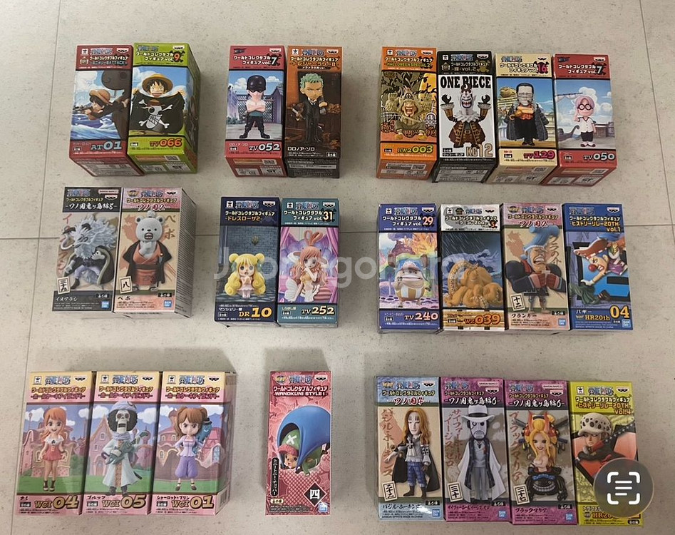 (정품) 원피스 피규어 월콜 여러가지 판매합니다.--0