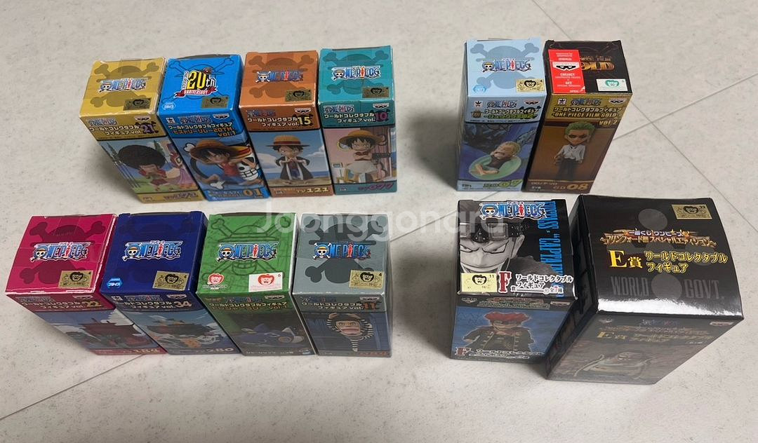 (정품) 원피스 피규어 월콜 여러가지 판매합니다.--3