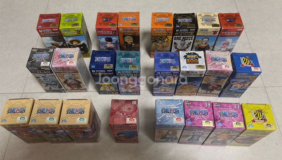 (정품) 원피스 피규어 월콜 여러가지 판매합니다.--1