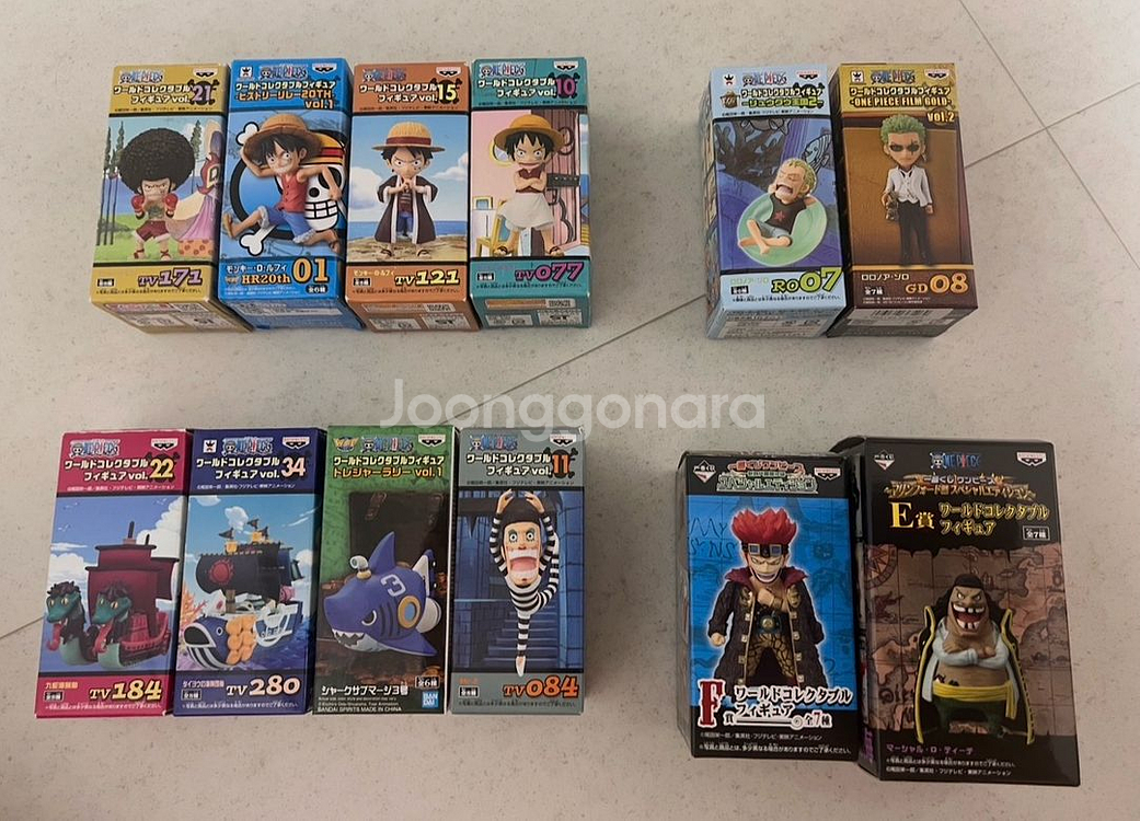 (정품) 원피스 피규어 월콜 여러가지 판매합니다.--2