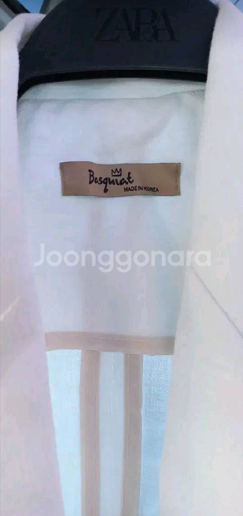 택포) 마 린넨자켓 국산 가슴단면 49cm--1