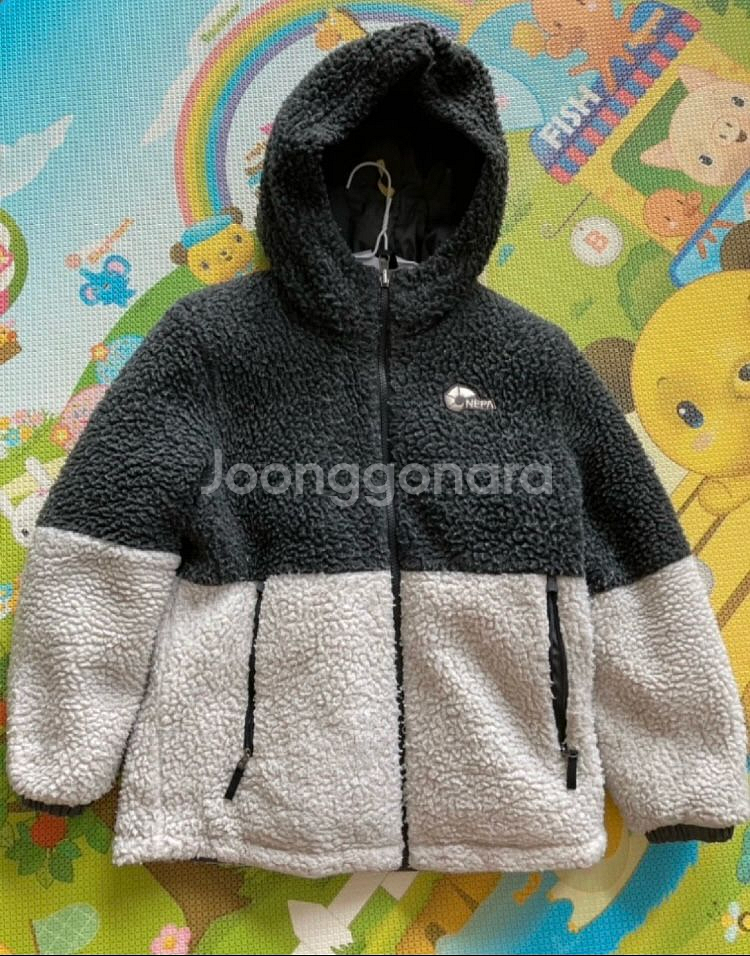 (일괄)NEPA 네파 키즈 양면 숏패딩 뽀글이 플리스--2