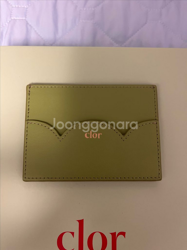 새상품 락피쉬웨더웨어 clor 카드지갑 그린--1