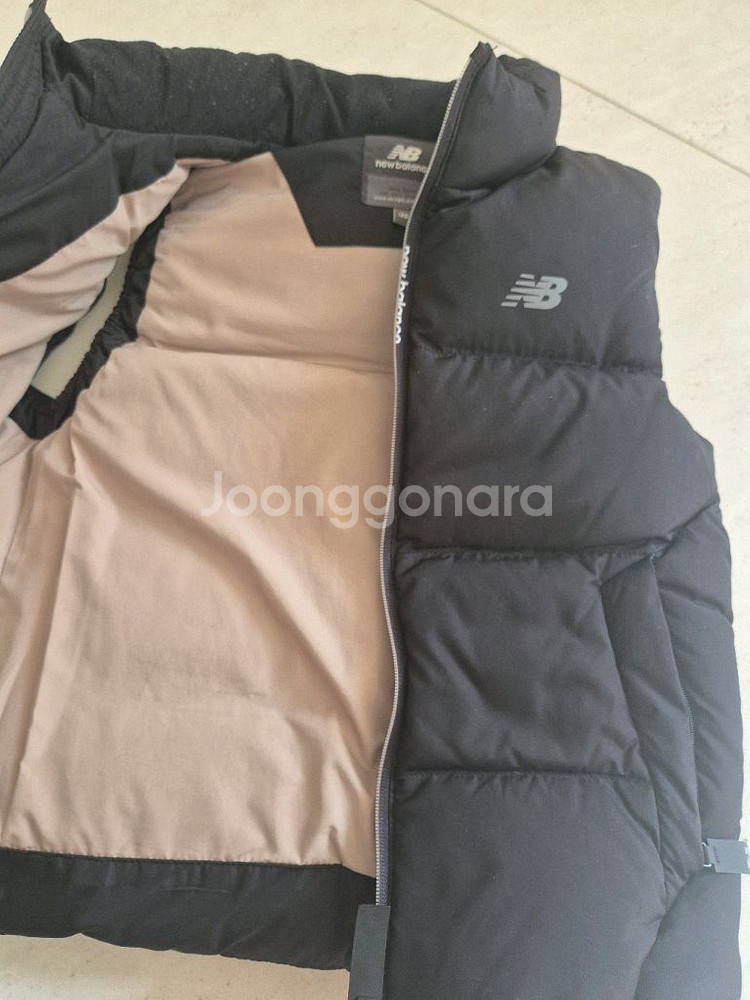 뉴발란스키즈 덕다운 패딩조끼--1