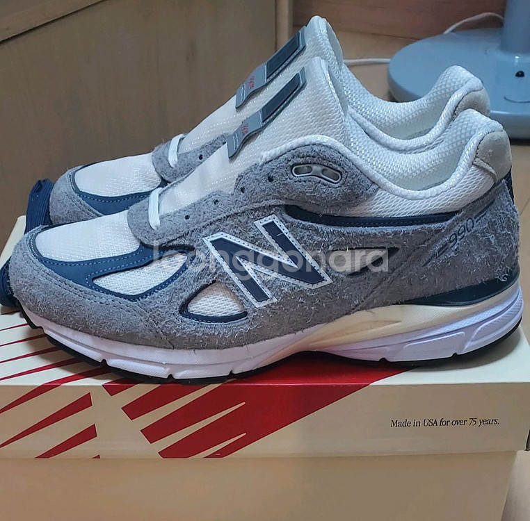 뉴발란스 990V4 그레이 스웨이드--1