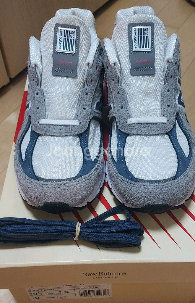 뉴발란스 990V4 그레이 스웨이드--0