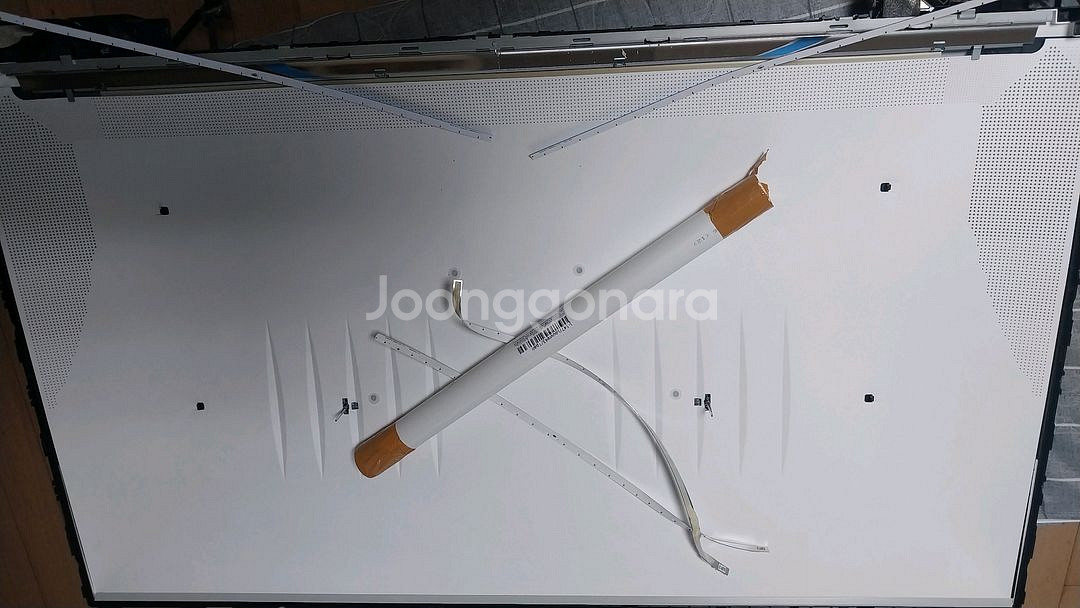 삼성 43인치tv 빽라이트 오늘 신품 교환..--7