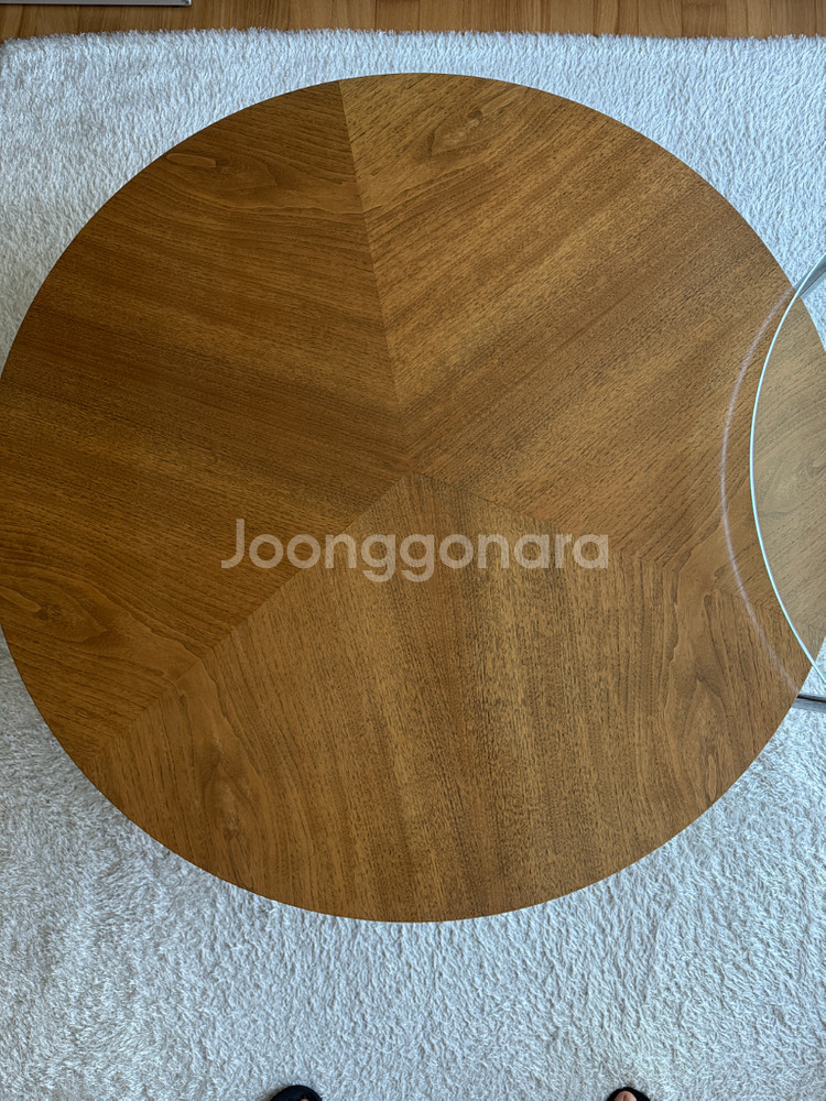 까사미아 100cm 원목 테이블--1