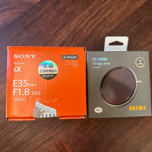 소니 E 35mm F1.8 oss + 니시필터 49mm