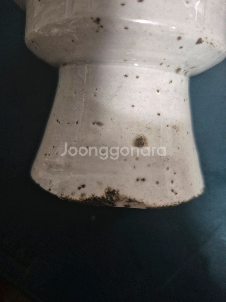 도자기 백자 고족배 제기--6