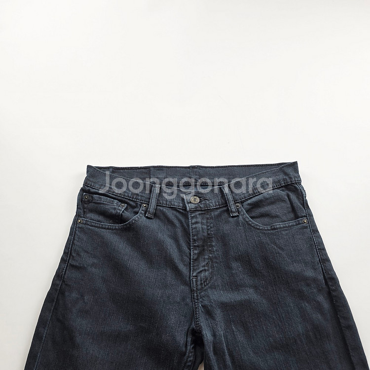 리바이스 청바지 흑청 스판 데님 사이즈31 R2505--2
