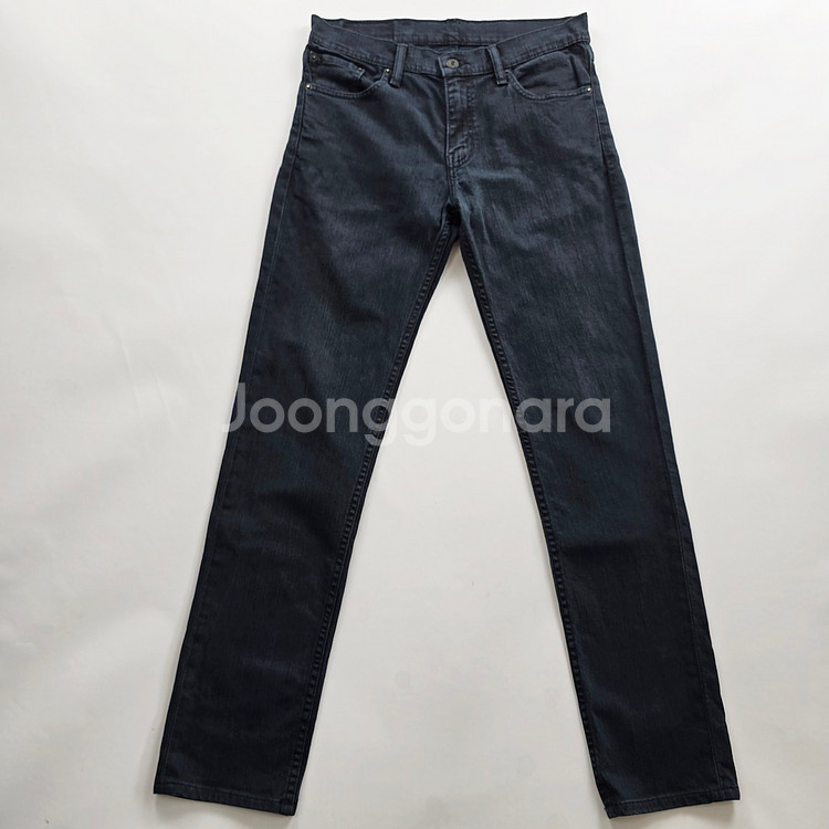 리바이스 청바지 흑청 스판 데님 사이즈31 R2505--0