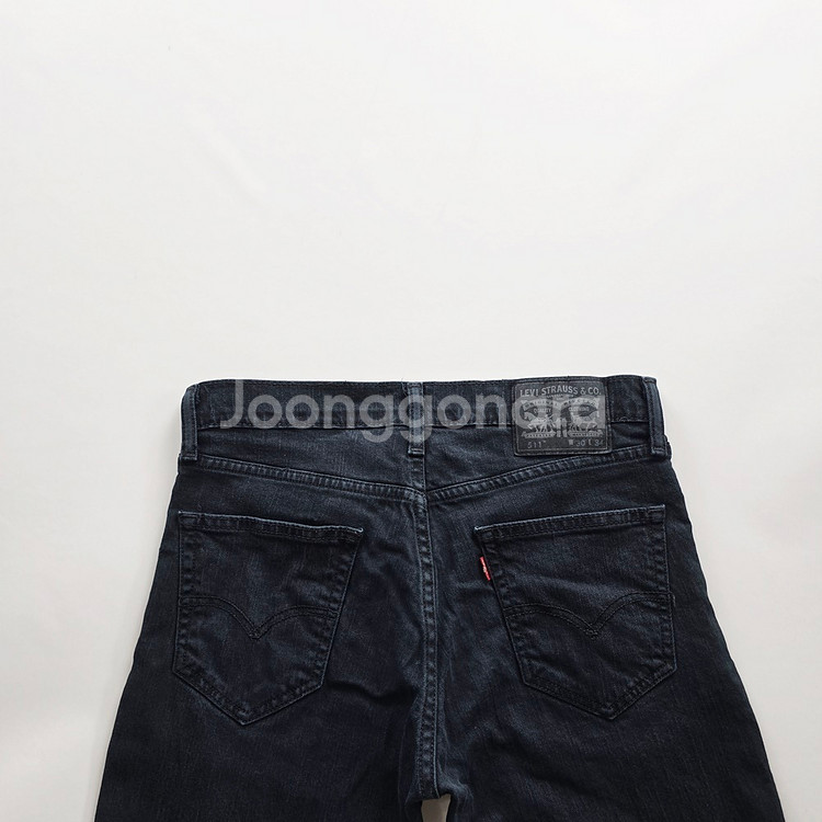 리바이스 청바지 흑청 스판 데님 사이즈31 R2505--3