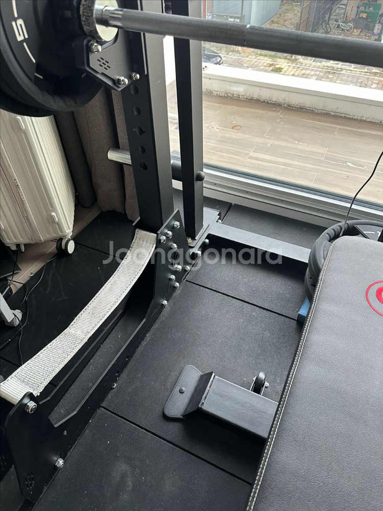 홈짐 랙 + 중량바 + 원판 등 일괄판매--7