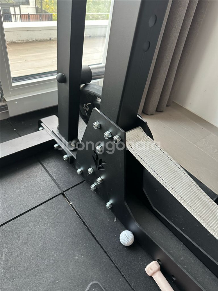 홈짐 랙 + 중량바 + 원판 등 일괄판매--6