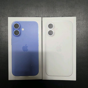 미개봉자급제 아이폰16 128 울트라 마린 블루 팜