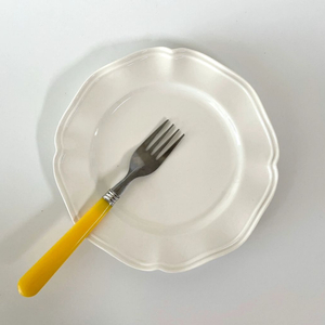 화이트 디저트 접시, 케이크 과접시 2개 일괄 새상품