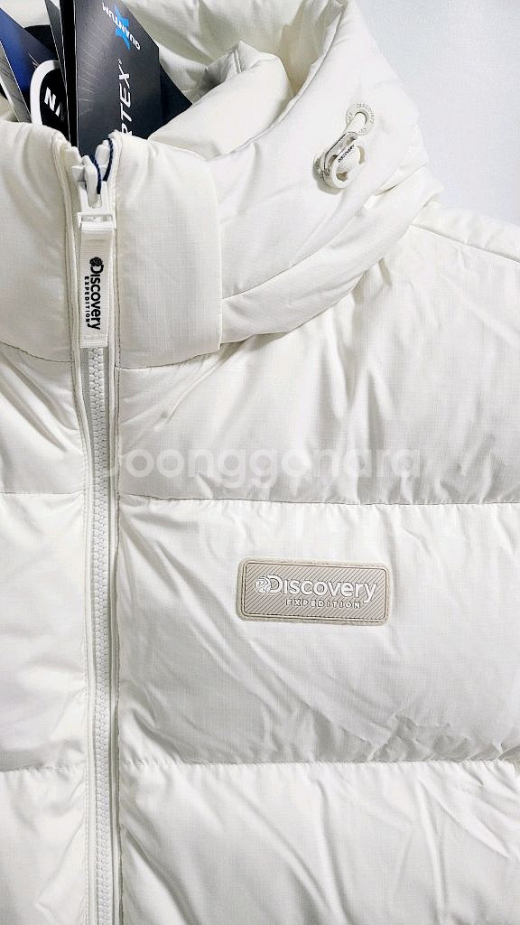 새상품)디스커버리(2색)덕다운 패딩조끼 90,105--6
