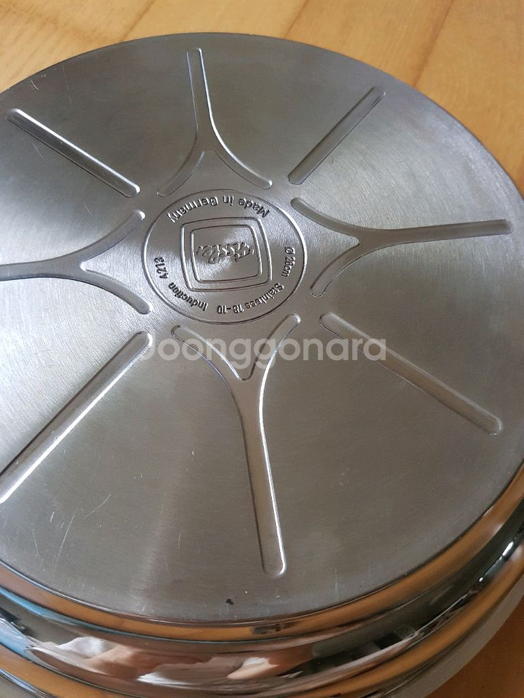 휘슬러 후라이팬+덮개 세트판매.--8