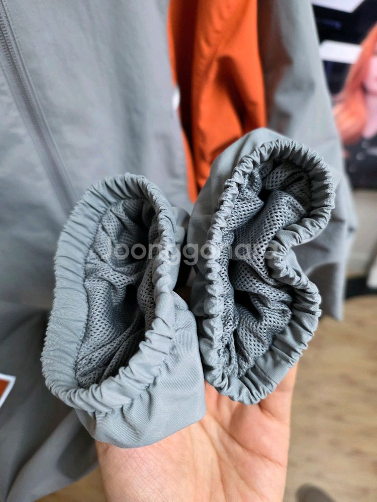 팔라스 듀오 쉘 자켓 그레이 오렌지 L사이즈(새상품급)--3