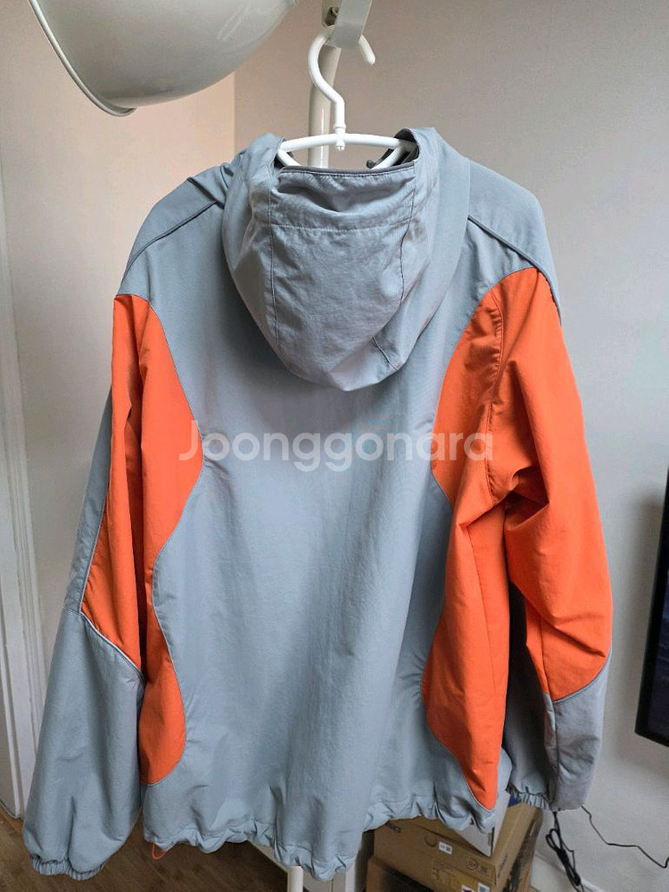 팔라스 듀오 쉘 자켓 그레이 오렌지 L사이즈(새상품급)--6