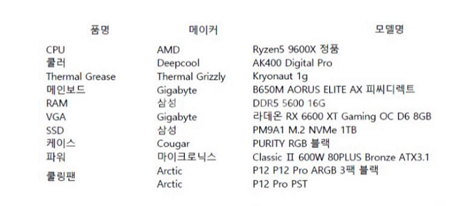 AMD 암드 9600x 미사용제품 판매합니다.--1