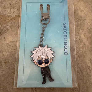 새상품 당일발송) 주술회전 회옥옥절 고죠 메탈 키링