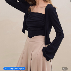 새상품) 그레이스유 조이 가디건 나시 세트 (네이비)