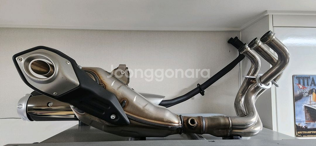 MT09 오토바이 순정 머플러 18년--2