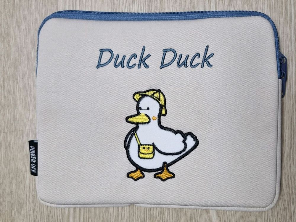 오리 아이보리 아이패드케이스 갤탭케이스 아이패드파우치 이미지