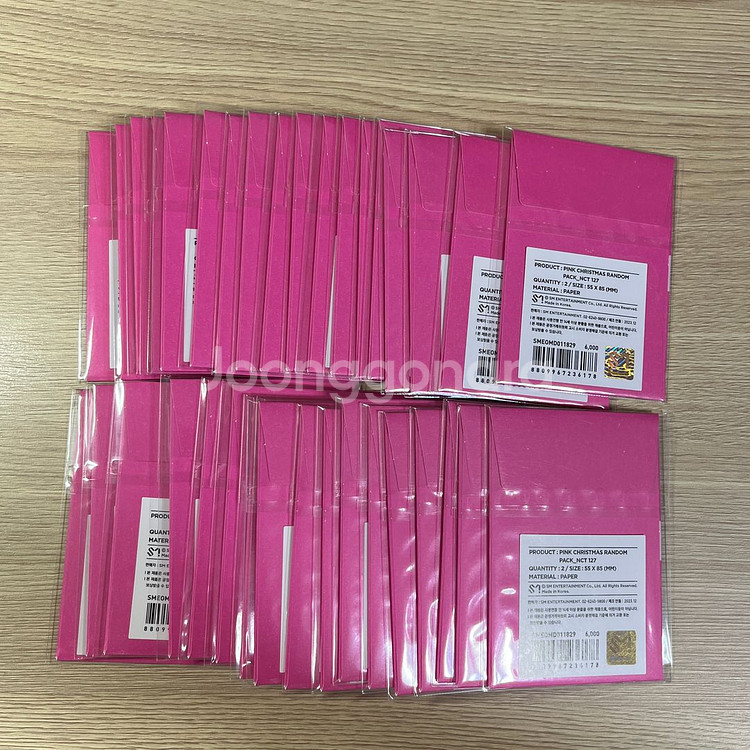 2023 엔시티127 핑크크리스마스 트레카 포카--1