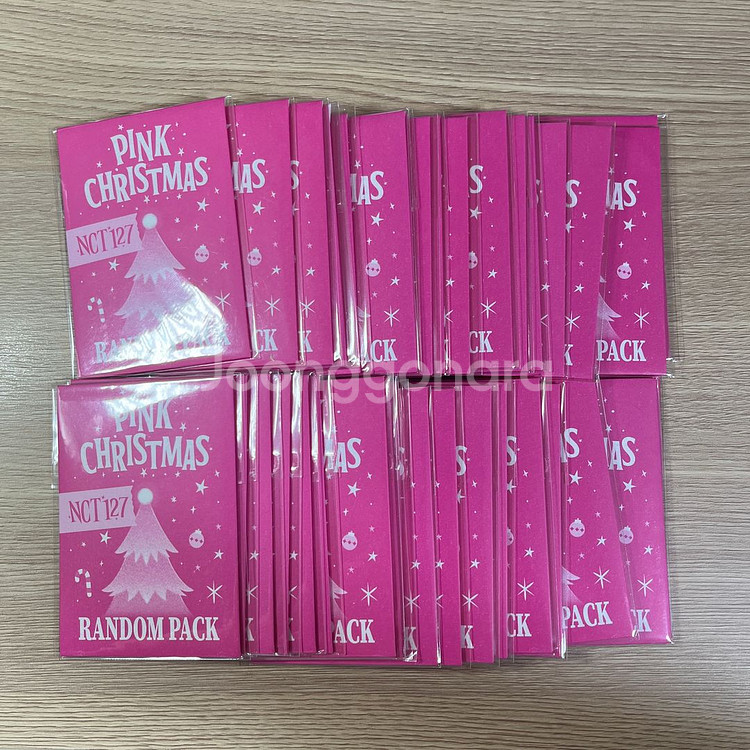 2023 엔시티127 핑크크리스마스 트레카 포카--0