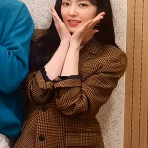 (아이린착용)마쥬 하운드 체크 여성 자켓 블레이저