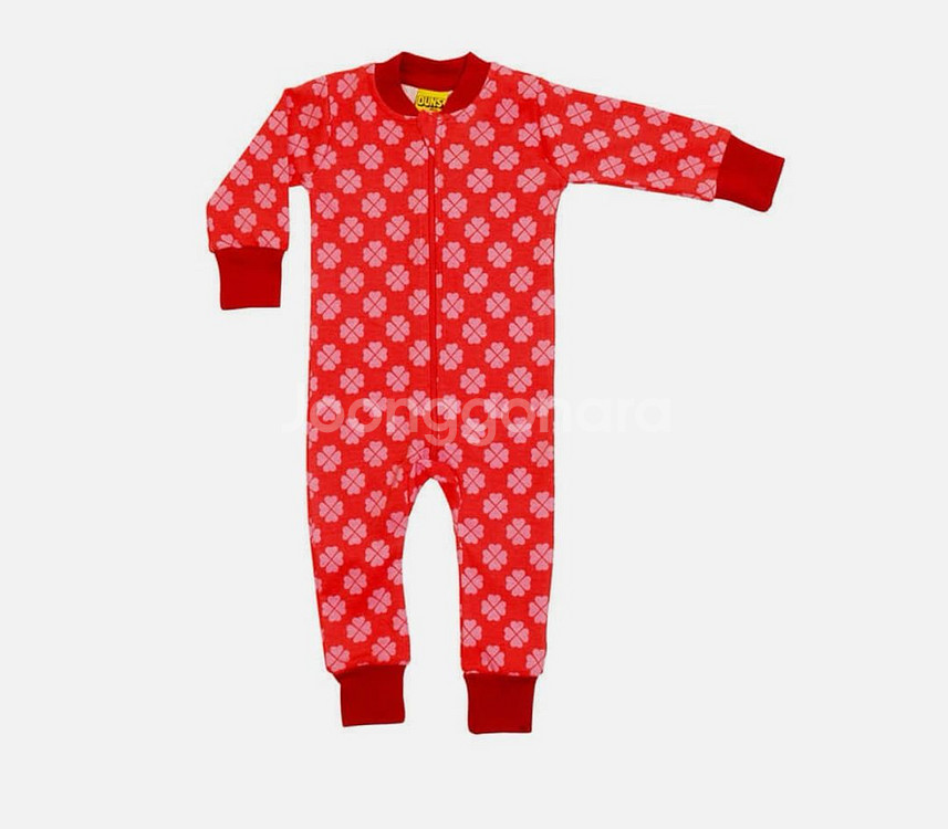 던스 AU 루즈레드클로버 집업 74 새상품--0