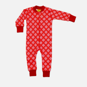 던스 AU 루즈레드클로버 집업 74 새상품